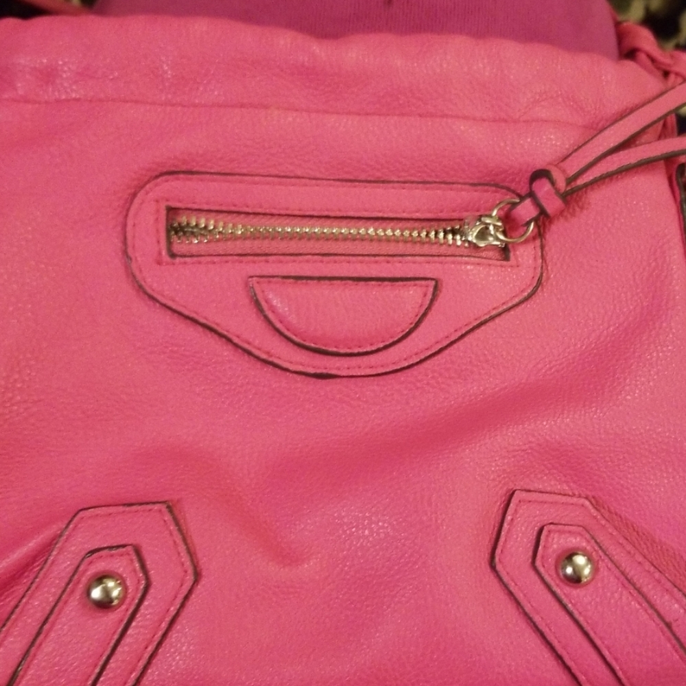 Pink Steve Madden Draw String Cross Over - image 2